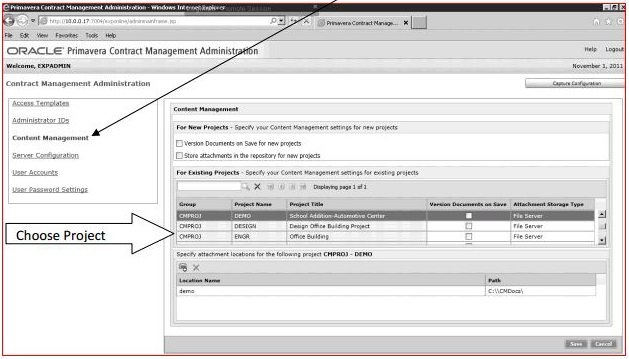 CDP - Oracle Primavera Contract Manager