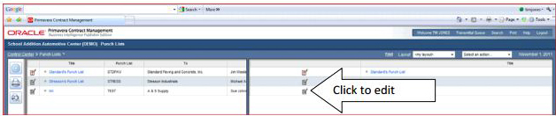 CDP - Oracle Primavera Contract Manager